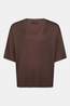 With Black T-Shirt Josefine Cookie Brown