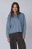 Boii Studios Pull Jisse Frosty Blue Melange