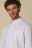Anerkjendt Hemd Akotto Poplin Stripe Ls Shirt Bright White
