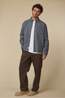 Anerkjendt Hemd Akotto Poplin Check Ls Shirt Sky Captain