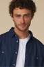 Anerkjendt Hemd Aklaurits Denim Ls Shirt Medium Blue Denim