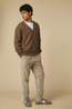 Casual Friday Broek Cfmarc 2.0 0331 Cord Pants Pure Cashmere