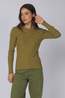 Selected T-Shirt Anna Crew Str Fir Green Stripes:W Snow White Stripes - Thin