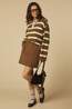 Yas Polo Isabelle Fir Green W. Stripes