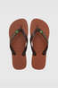 Havaianas Brasil Logo Rust/ Dark Brown