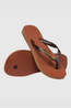 Havaianas Brasil Logo Rust/ Dark Brown