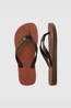 Havaianas Brasil Logo Rust/ Dark Brown