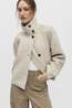 Object Manteau court Riki Birch Detail:Melange