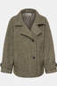 Ichi Manteau Gaziva Dusky Green Melange