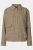 Selected Mantel Slwrelaxed Elara Bomber Jacket Monks Robe Checks