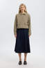 Selected Mantel Slwrelaxed Elara Bomber Jacket Monks Robe Checks