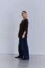 With Black T-Shirt Josefine Cookie Brown