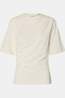 Selected T-Shirt Slwoline Light Twist Tee Egret