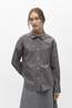 Object Hemd Zila Grey Checks:Brown/White