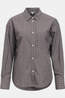 Object Hemd Zila Grey Checks:Brown/White