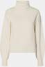 Selected Coltrui Slwellie Roll Neck Egret
