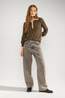 Numph Trui Lucinda Stripe Black Coffee