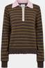 Numph Trui Lucinda Stripe Black Coffee