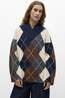 Object Trui Brenda Saggia Pull Aop Sky Captain Detail:Melange + Check