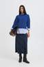B.Young Trui Omea Crew Blue Depths Melange