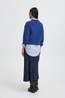 B.Young Trui Omea Crew Blue Depths Melange