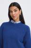 B.Young Trui Omea Crew Blue Depths Melange