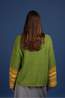 Figurati Trui Olive Green, Yellow, Off-White