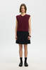Selected Cardigan Flulu Tawny Port Detail:Melange