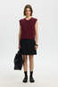 Selected Cardigan Flulu Tawny Port Detail:Melange