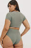 Organic Basics Ondergoed Smooth High Leg Seaweed