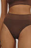 Organic Basics Ondergoed Smooth High Leg Walnut