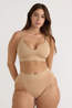 Organic Basics Ondergoed Smooth High Leg Hazelnut