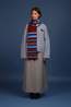 Figurati Sjaal Cavallo Dark Brown, Blue, Yellow, Pink, Red, Green