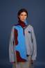 Figurati Sjaal Cavallo Dark Brown, Blue, Yellow, Pink, Red, Green