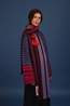 Figurati Sjaal Noa Purple, Burgundy, Red