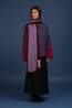 Figurati Sjaal Noa Purple, Burgundy, Red