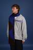 Figurati Sjaal Occhiolino Cobalt Blue, Dark Brown