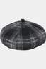 Object Hoed Thea Chesked Hat Dark Grey Melange