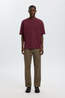 Selected T-Shirt Looseoscar Tawny Port