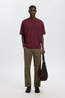Selected T-Shirt Looseoscar Tawny Port