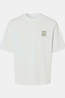 Selected T-Shirt Soel Bright White Wave