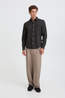 Casual Friday Hemd Cfsantos Dobby Striped Shirt Charcoal
