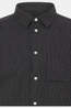 Casual Friday Hemd Cfsantos Dobby Striped Shirt Charcoal