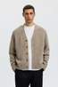 Selected Polaire Slhcody Cardigan Oatmeal