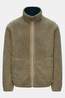 K-Way Fleece Pascal Sherpa Polar Couble Green Army - Blue Depth