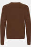 Casual Friday Pull Cfheine 0296 Crew Neck Knit Cinnamon Melange