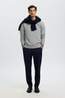 Selected Pull rai Crew Light Grey Melange