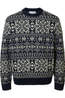 Selected Trui Holger Jaquard Sky Captain