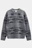Anerkjendt Pull Aksinus Brushed Jacq Knit Magnet Melange