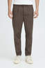 Casual Friday Pantalon Marc Performance With Pleat Black Olive